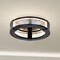 Nuvo Darrow, 13 Inch LED Flush Mount, Matte Black, Acrylic Panels 62/2002 - alternate 2
